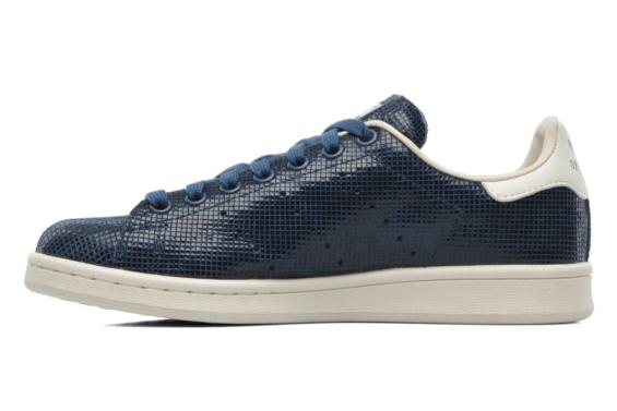 adidas stan smith bleu python